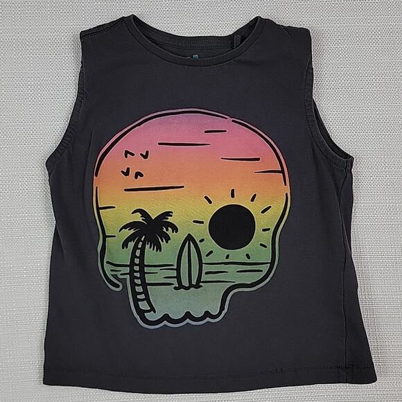 Cotton On OshKosh Girl's Ocean Whale Surf Shirt and Tank Bundle 4T | 4 - Picture 6 of 15